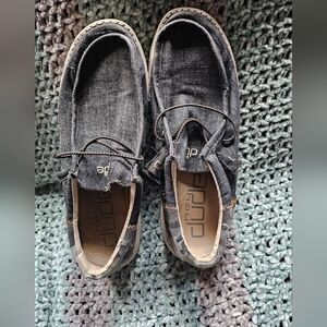 Hey Dude Men's Charcoal Loafers